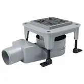 Трап Qtap Presto CRM6011304 точечный с комбинированным затвором и нержавеющей решеткой (PRECRM6011304)