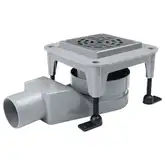 Трап Qtap Virgo CRM6011304 точечный с комбинированным затвором и нержавеющей решеткой (VIRCRM6011304)