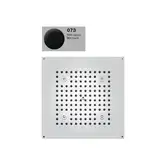 Душова лійка BOSSINI DREAM-CUBE 4LED RGB для підвісної стелі 47x37сm, mat black (H37451000073016)