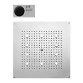 Душова лійка BOSSINI DREAM-CUBE 10 LED білий для підвісної стелі 47x47сm, mat black (H37453000073016)