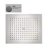 Верхній душ BOSSINI DREAM-RECTANGULAR, для підвісної стелі 57x47сm, mat brushed steel (H38391000075016)