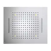 Верхній душ BOSSINI Dream / 3 дощ, водоспад, каскад 4RGB LED, для підвісної стелі 57x 47сm, хром (H38907000030016)