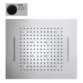 Верхній душ BOSSINI Dream / 4 дощ, водоспад, каскад, туман, 4RGB LED, 57x 47сm, mat black (H38908000073016)