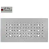 Верхній душ BOSSINI DREAM-XL RECTANGULAR, 12LED (червоний), для підвісної стелі 100x50сm, хром (WI0382000030116)
