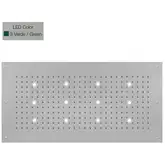 Верхній душ BOSSINI DREAM-XL RECTANGULAR, 12LED (зелений), для підвісної стелі 100x50сm, хром (WI0382000030316)