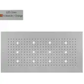 Верхній душ BOSSINI DREAM-XL RECTANGULAR, 12LED (помаранчевий), для підвісної стелі 100x50сm, хром (WI0382000030416)