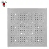 Верхній душ BOSSINI DREAM-XL CUBE, 12LED (червоний), для підвісної стелі 100x100сm, хром (WI0383000030116)