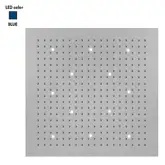 Верхній душ BOSSINI DREAM-XL CUBE, 12LED (синій), для підвісної стелі 100x100сm, хром (WI0383000030216)