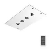 Fima Carlo Верхній душ Fima Modular стельового монтажу з нержавіючої сталі, LED підсвічування, хром (F2820CR)