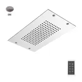 Fima Carlo Верхній душ Fima Modular стельового монтажу з нержавіючої сталі, LED підсвічування, Нікель брашований (F2825SN)