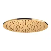 Верхний душ Paffoni MASTER KING Tondo Ø 300 х h8 мм (цвет - Honey gold spazzolato / Матовое медовое золото) (ZSOF079HGSP)