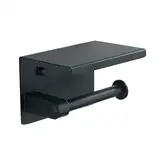Держатель для туалетной бумаги MEXEN BLACK с полкой (MEX-701197-70)