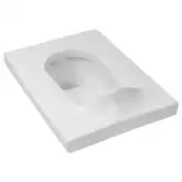 Чаша Генуя Qtap Kalao 605х450х330 White QT0823HDD55BW