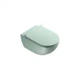 Унитаз подвесной NewFlush (безободковый) Catalano Sfera, зёленый матовый (1VSF54RCS+5SCSTPVS)