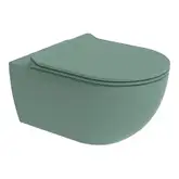 Унітаз підвісний з кришкою Flaminia APP 54x36xh27 cм із системою Gosilent, MENTA (AP118SMENTA/APCW10MENTA) (AP118SMENTA_APCW10MENTA)