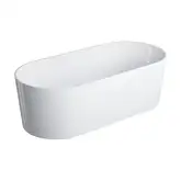 ванна кам'яна Omnires Ovo 160x75 овальна white (OVOWWBP)