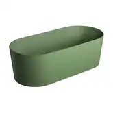 ванна кам'яна Omnires Ovo 160x75 овальна olive (OVOWWOL)