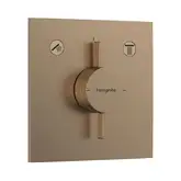 Hansgrohe DuoTurn E Змішувач прихований, шліфована бронза (75417140)
