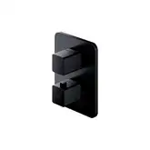 Omnires Parma Змішувач для ванни та душу, чорний мат (PM7436BL)