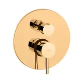 Paffoni Light Змішувач для душу прихований, Honey gold (LIG018HG)