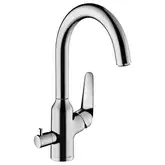 Кухонный смеситель 220, с запорным вентилем, 1jet Hansgrohe Focus M42 (цвет - хром) 71803000