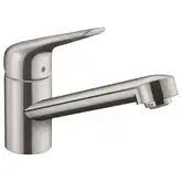 Кухонный смеситель 100, 1jet Hansgrohe Focus M42 (цвет - сталь) 71808800