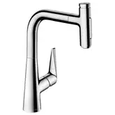 Кухонный смеситель 220, с вытяжным душем, 2jet Hansgrohe Talis Select M51 (цвет - хром) 72824000
