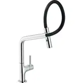 MP119400CR Змішувач кухонний Lamp, лійка з ручним душем на магніті, хром Nobili ІТАЛІЯ (MP119400CR)
