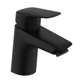 Смеситель для раковины 70 Hansgrohe Logis Coolstart (цвет - чёрный матовый), с донным клапаном 71072670