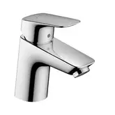 Смеситель для раковины 70 Hansgrohe Logis (цвет - хром), со сливным клапаном Push-Open 71077000