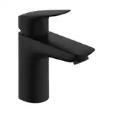 Смеситель для раковины 100 Hansgrohe Logis CoolStart (цвет - чёрный матовый), без донного клапана 71103670