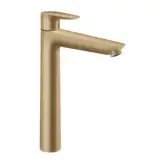 Смеситель для раковины высокий Hansgrohe Talis E (цвет - шлифованная бронза), без донного клапана 71717140