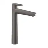 Смеситель для раковины высокий Hansgrohe Talis E (цвет - шлифованный чёрный хром), без донного клапана 71717340
