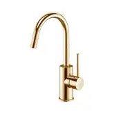 Змішувач для умивальника Paffoni Light без донного клапана Honey Gold (LIG078HG)