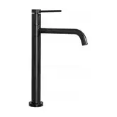 Rea Lugano Slim Смеситель для раковины, высокий черный (REA-B5001)