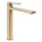 Смеситель для раковины (умывальника) REA VERSO BRUSHED GOLD высокий (REA-B6564)