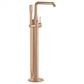 Смеситель для ванны напольный Grohe Essence (цвет - теплый закат, матовый), с душевым гарнитуром (23491DL1)