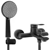 Rea Buzz Black Змішувач для ванни, чорний (REA-B3421)