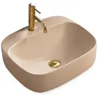 Умывальник (раковина) REA LUIZA 50 BEIGE MAT накладной (REA-U9609)