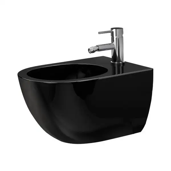 Подвесное биде REA CARTER BLACK черный (REA-C4210)