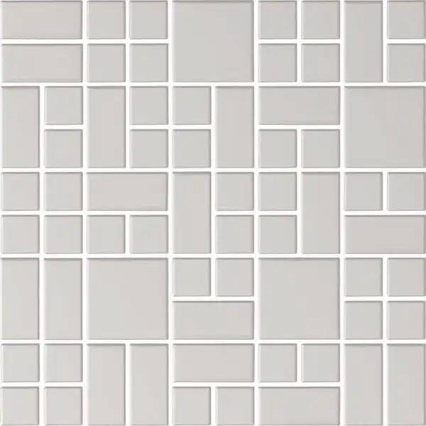 Мозаїка STRUCTURY 3D Platinum Glass 250x250x9 Ceramika Color (5905669631617)