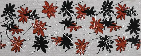 Декор Oxford 1 Grey Inserto 200x500x9 Konskie (ICT0444090G1,)