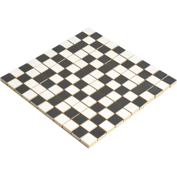 КОТТО КЕРАМІКА Мозаїка СМ 3106 C2 estet white/estet graphite  300 х 300 х 9   ( 25 х 25 ) Кераміка Лео УКРАЇНА (СМ 325106)
