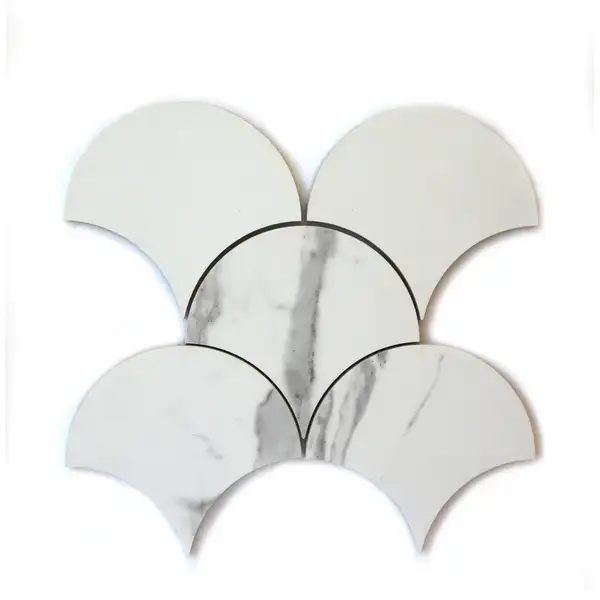 КОТТО КЕРАМІКА Декор Scales CM 3115 SC Carrara ( d 147 mm )  УКРАЇНА (CM3115 SC)