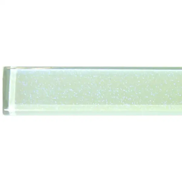 КОТТО КЕРАМІКА Фриз скляний GF 501531 white pearl 15х500х8 Кераміка Лео УКРАЇНА (GF 5015031)