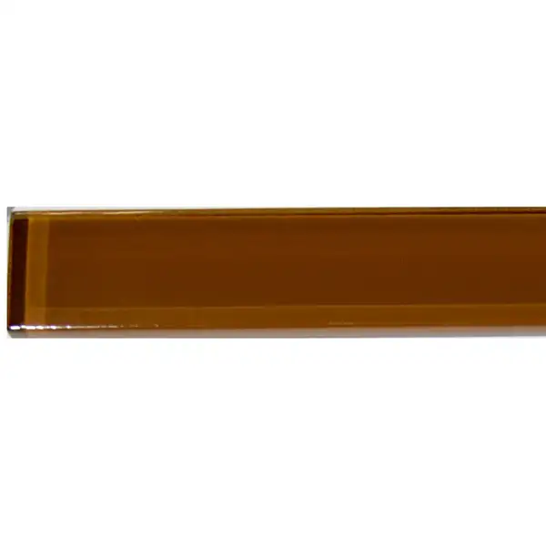 КОТТО КЕРАМІКА Фриз скляний GF 751514 brown white 15х750х8 Кераміка Лео УКРАЇНА (GF 7515014)