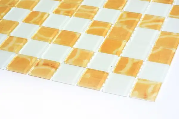 КОТТО КЕРАМІКА Мозаїка скляна GMP 0425040 С2 print 25/white mat 300x300 (кубик 2,5х2,5) Кераміка Лео УКРАЇНА