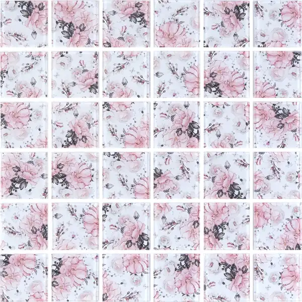 КОТТО КЕРАМІКА Мозаїка скляна GMP 0848008 С print 8 300x300 (кубик 4,8х4,8) Кераміка Лео УКРАЇНА
