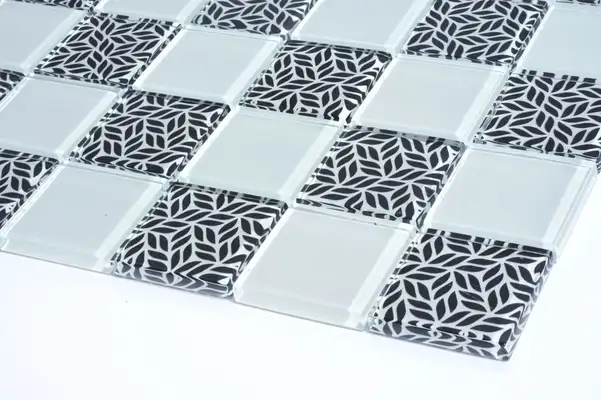 КОТТО КЕРАМІКА Мозаїка скляна GMP 0848011 СC print 10/ral 7047 300x300 (кубик 4,8х4,8) Кераміка Лео УКРАЇНА