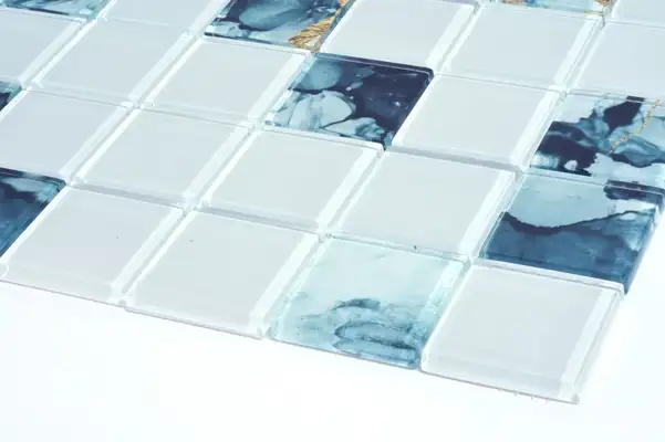 КОТТО КЕРАМІКА Мозаїка скляна GMP 0848034 С2 print 37/ral 7047 300x300 (кубик 4,8х4,8) Кераміка Лео УКРАЇНА